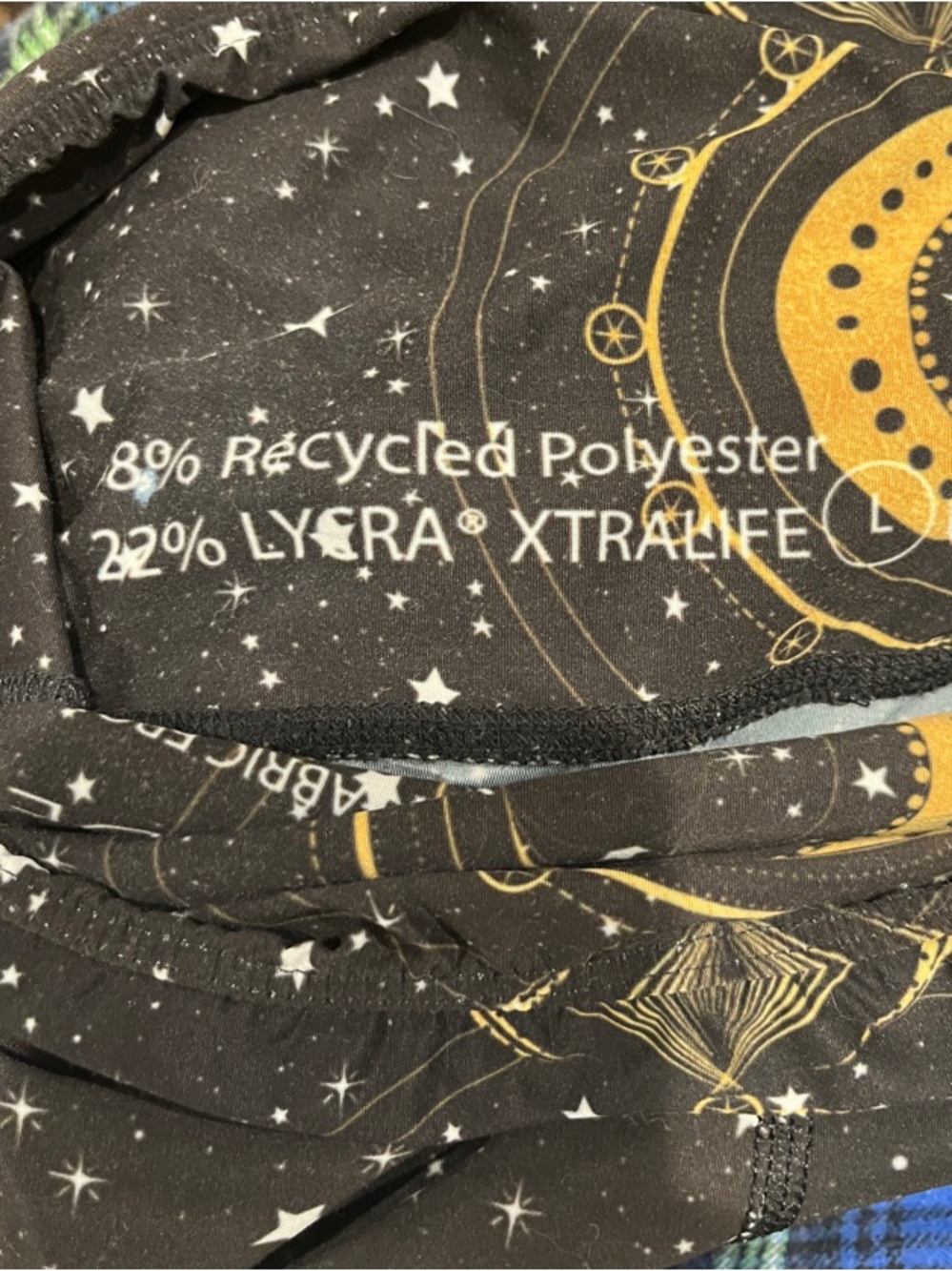 Yoga Democracy Fortune Teller Celestial Leggings Starry Moon Athletic - Picture 2 of 4